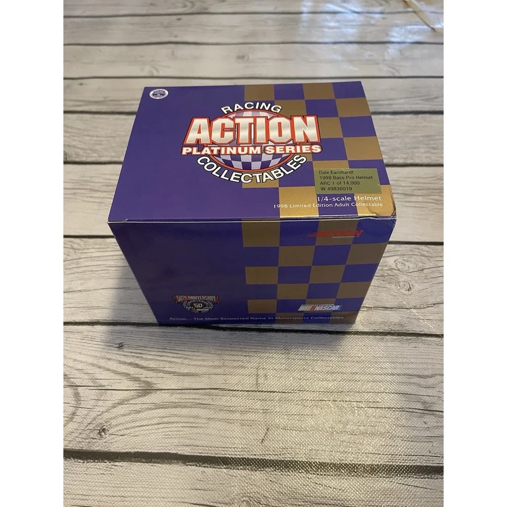 Dale Earnhardt 1998 Bass Pro Shops Helmet 1/4 Scale NASCAR 50th Anniversary